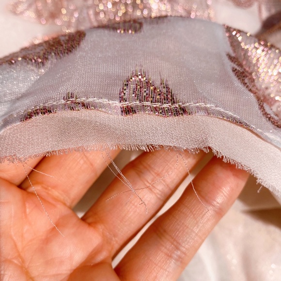 ✨ ZARA BLUSH ROSE GOLD FLORAL MAXI DRESS! - Picture 14 of 16